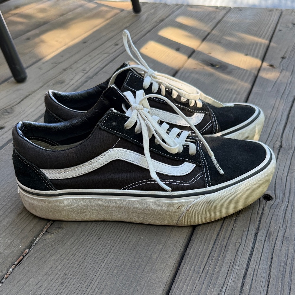 Vans Black Old Skool Platform